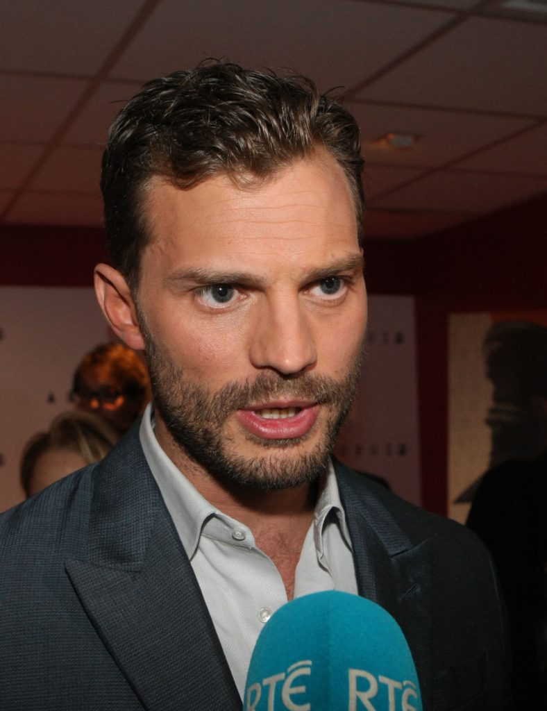 31.August.2016 - Dublin - Ireland Actor Jamie Dornan attends at the Irish film premiere of Anthropoid at Cine World in Dublin, Ireland. BYLINE MUST READ: XPOSUREPHOTOS.COM *STRICTLY NOT AVAILABLE FOR -- USE IN IRELAND* ***UK CLIENTS - PICTURES CONTAINING CHILDREN PLEASE PIXELATE FACE PRIOR TO PUBLICATION *** PLEASE CREDIT AS PER BYLINE  *UK CLIENTS MUST CALL PRIOR TO TV OR ONLINE USAGE PLEASE TELEPHONE 0208 344 2007*